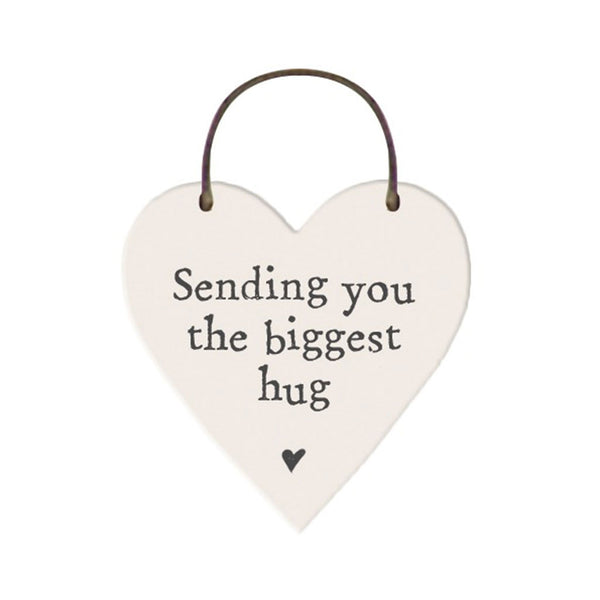Sending You The Biggest Hug Heart Tag