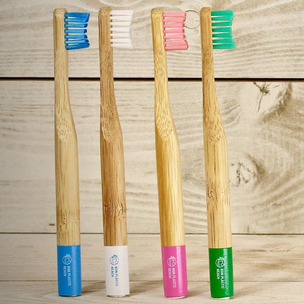 Artic White Biodegradable Bamboo Toothbrush Kids - Insideout