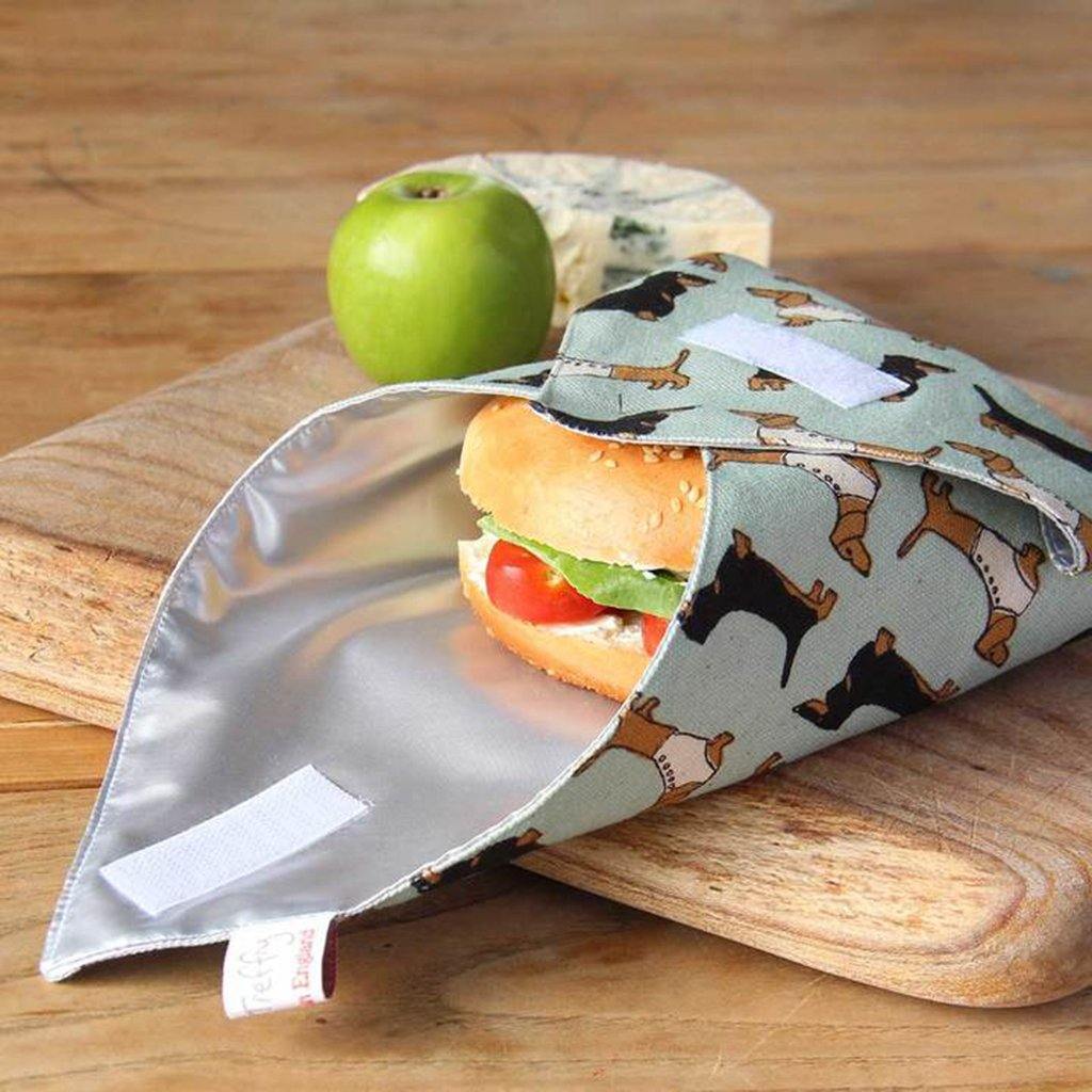 Dachshund Sandwich Wrap - Duck Egg Green - Insideout