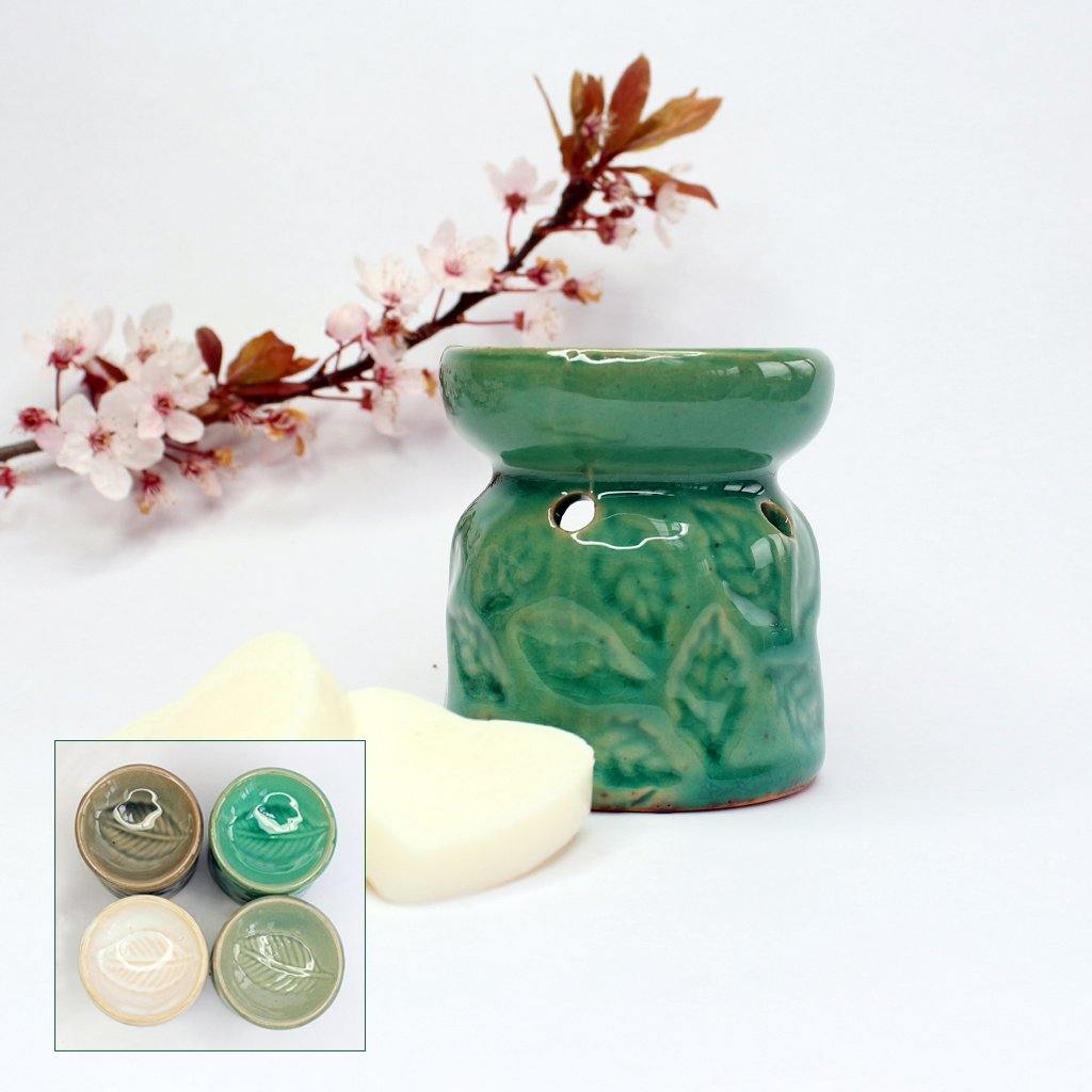Eco Soya Wax Melts Small Leaf Burner Sets - Available In 4 Colours - Insideout