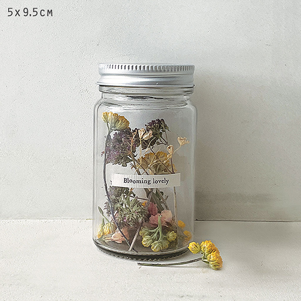 Dried Flowers In Jar - Blooming Lovely