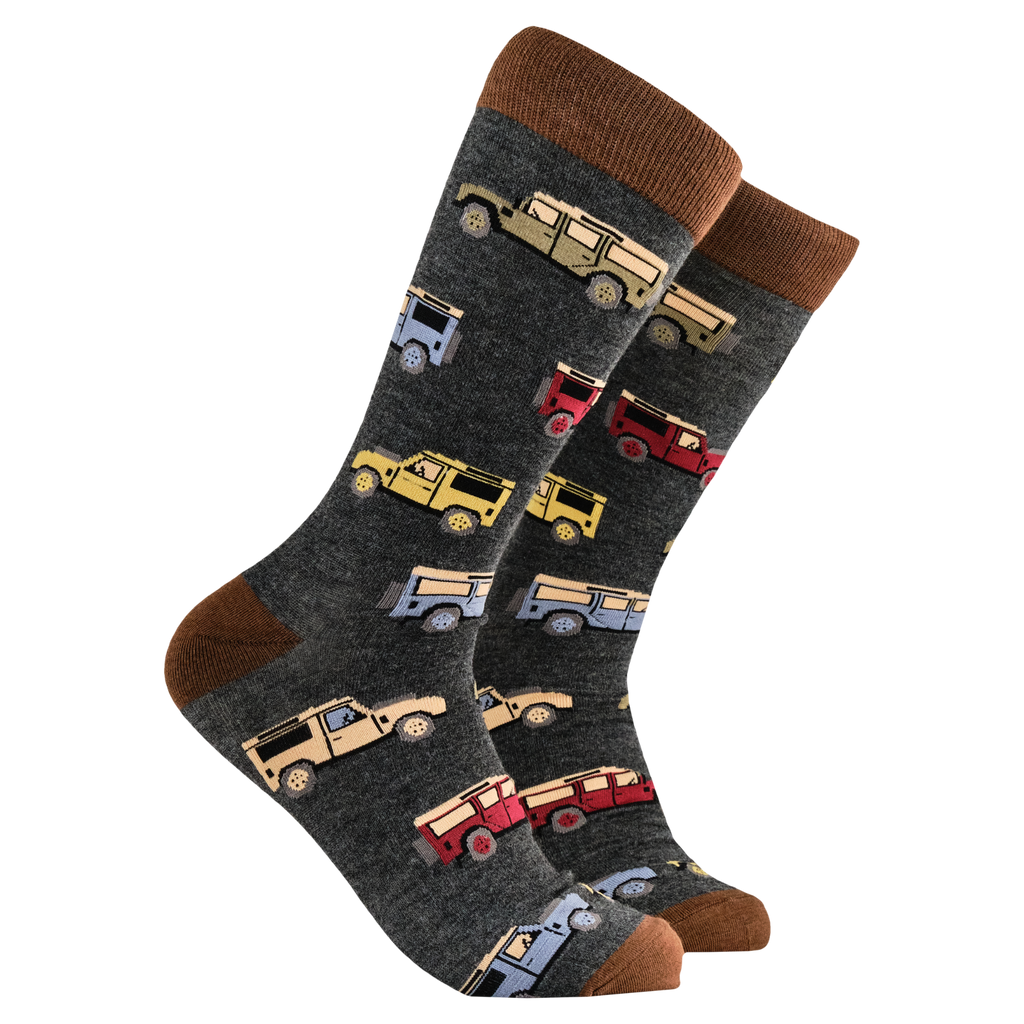 Vintage Land Rover Socks - Off Roader Bamboo