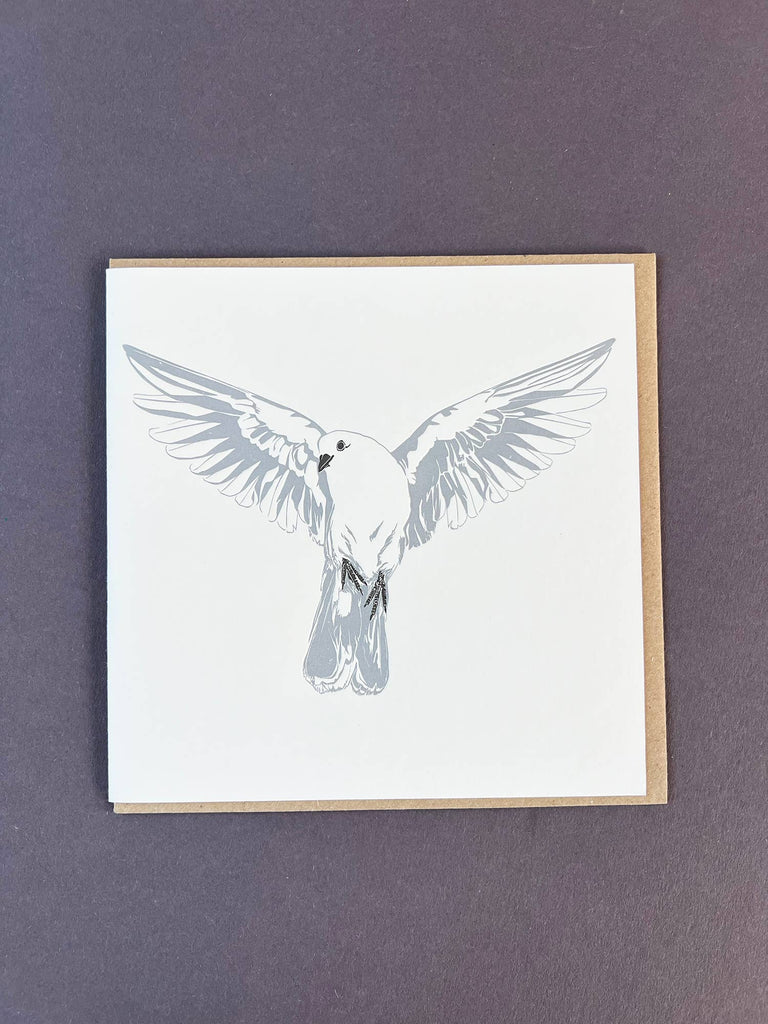 Dove letterpress Card