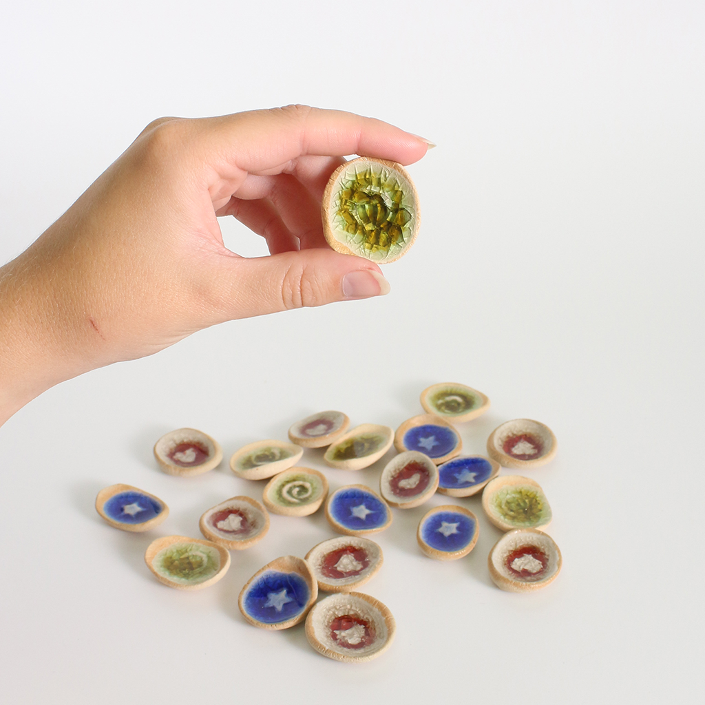Handmade Ceramic Pocket Token Worry Stone | Eco Gift – Insideout