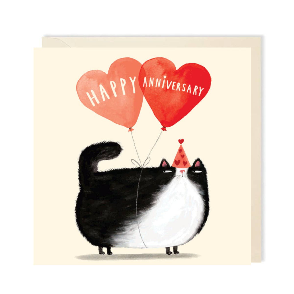 Happy Anniversary Grumpy Cat Greeting Card | Cat Anniversary