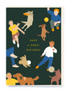 Ball games birthday card