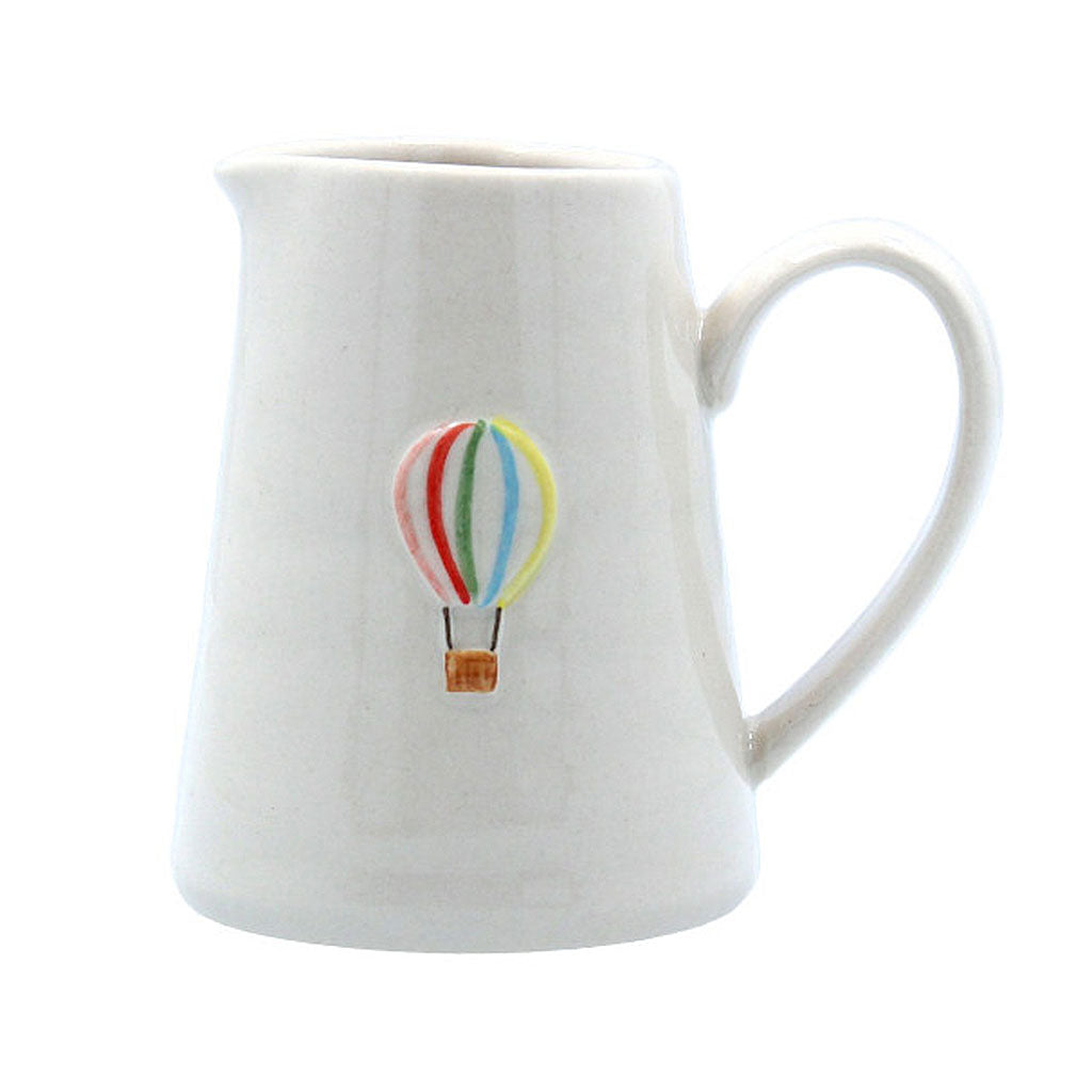 Hot Air Balloon Stoneware Mini Jug