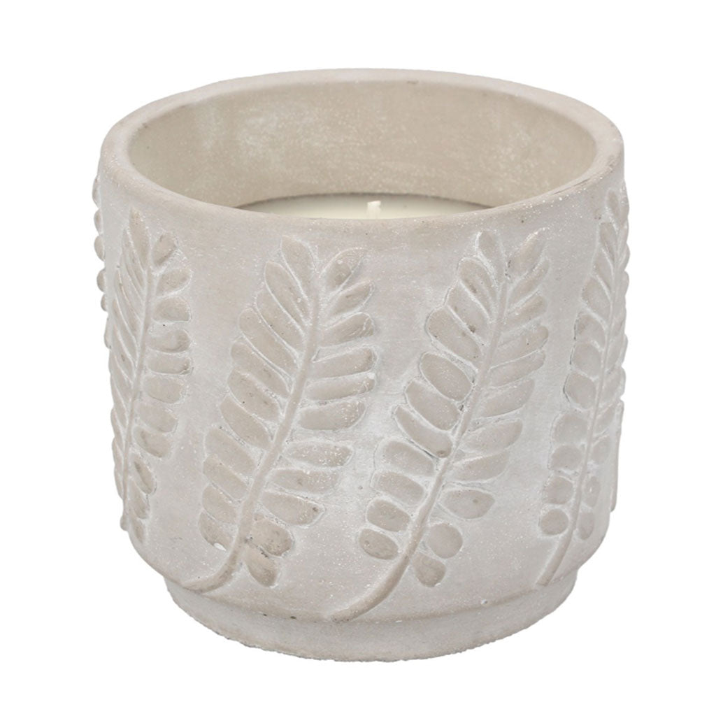 Leaf Design Citronella Candle Small