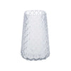 Clear Glass Scale Vase Small