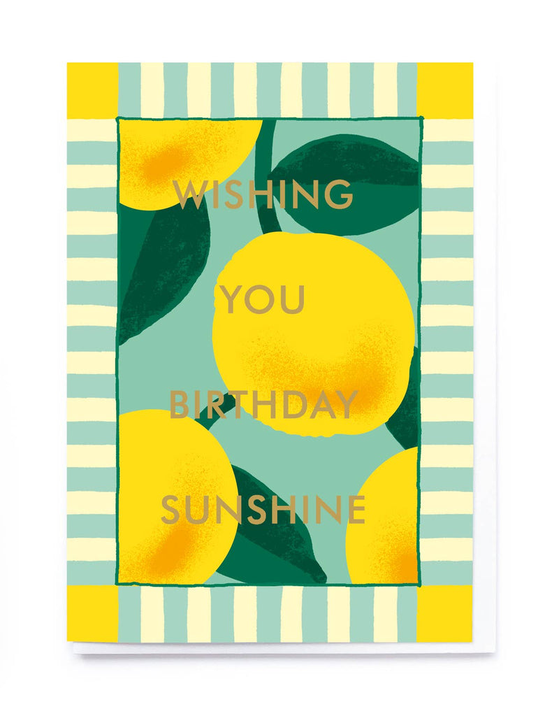Lemons birthday card