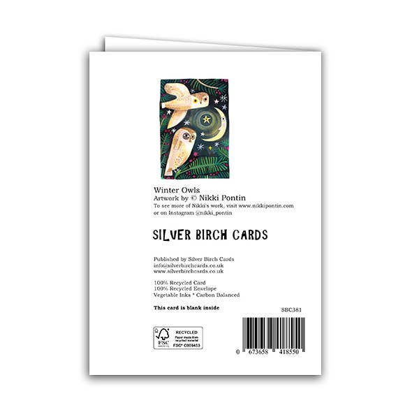 Winter Owls Card