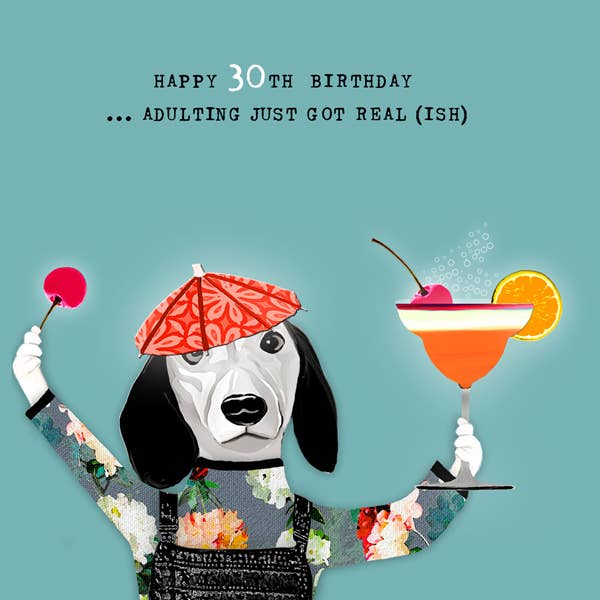 ACF30 ... 30th Birthday Card