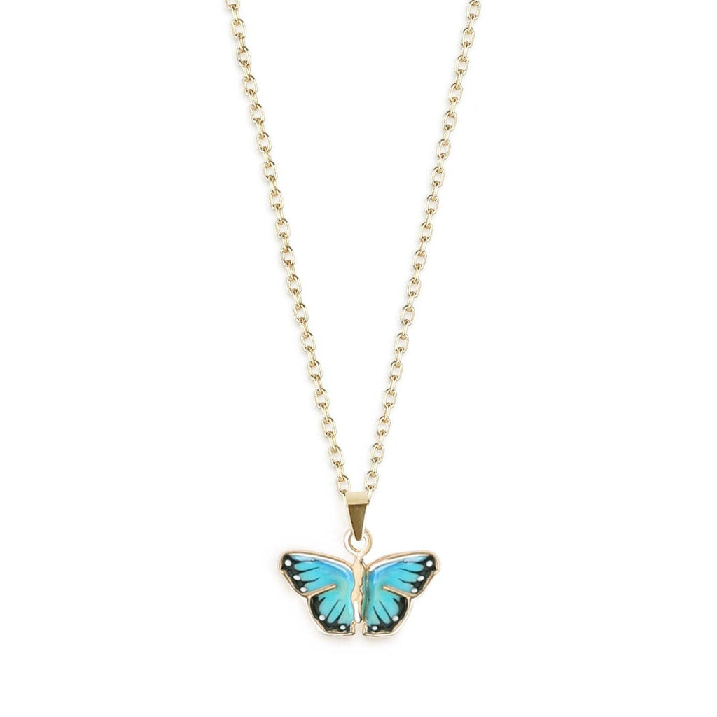 Blue Butterfly Pendant