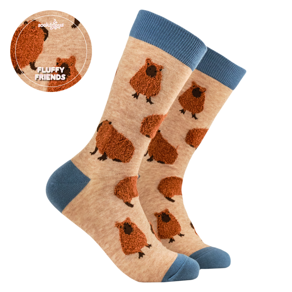 Fluffy Capybara Socks