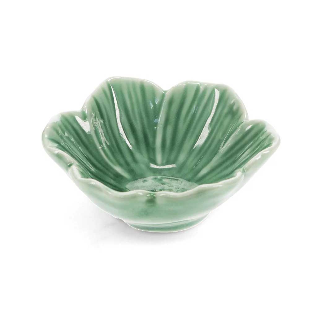 Green Flower Bowl Small