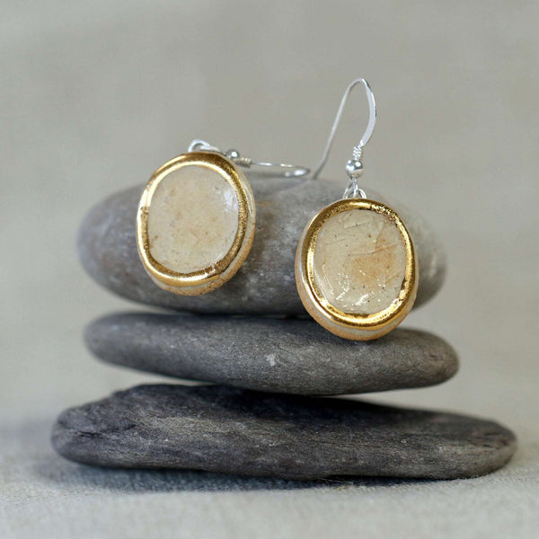 Crystal Pool Oval Drop Earrings - Habulous