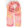 Leilani Lightweight Cotton Scarf  Pink Spotted Abstract