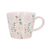 Pink Bellis Daisy Steinzeugbecher
