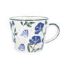 Marineblauer Sweetpea-Steinzeugbecher