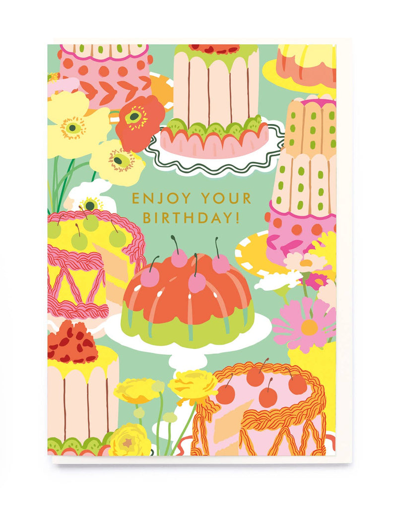 Cakes + jellies birthday card
