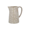 Taupe Floral Porcelain Jug Small