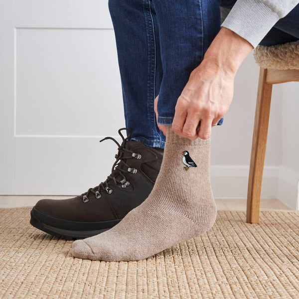 Puffin Coastal Wool Socks