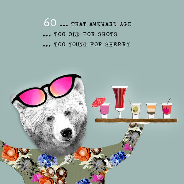 ACF60 ... 60th Birthday Card