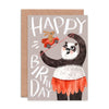 Alles Gute zum Geburtstag-Panda-Grußkarte