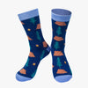 Camping Bamboo Socks in Blue