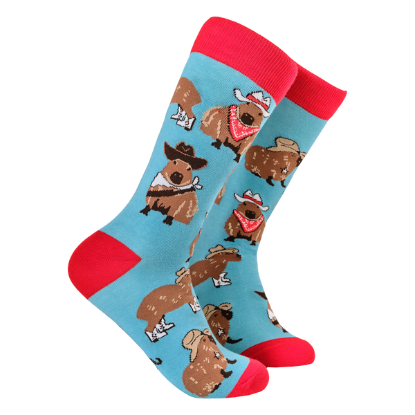 Cowboy Capybara Socks