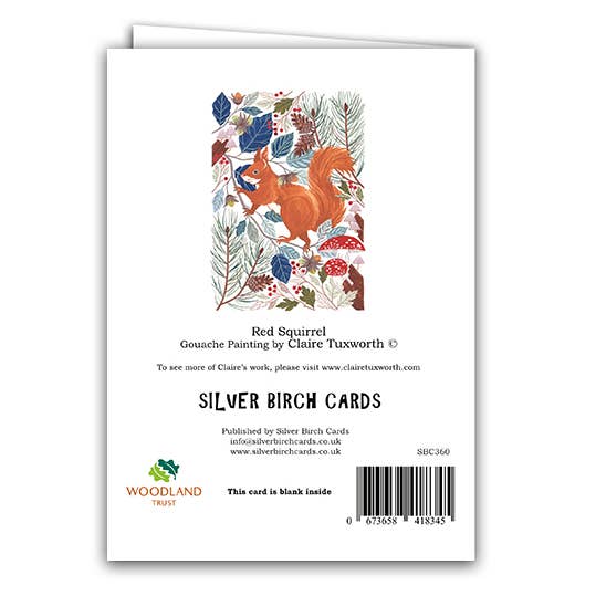 Red Squirrel Card