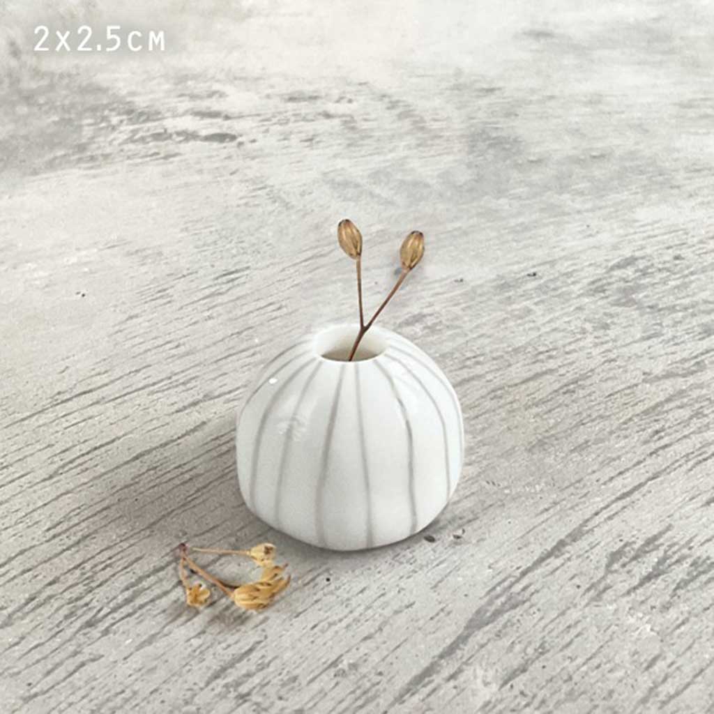 Round Pebble Vase Small