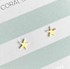 Gold Starfish Earrings