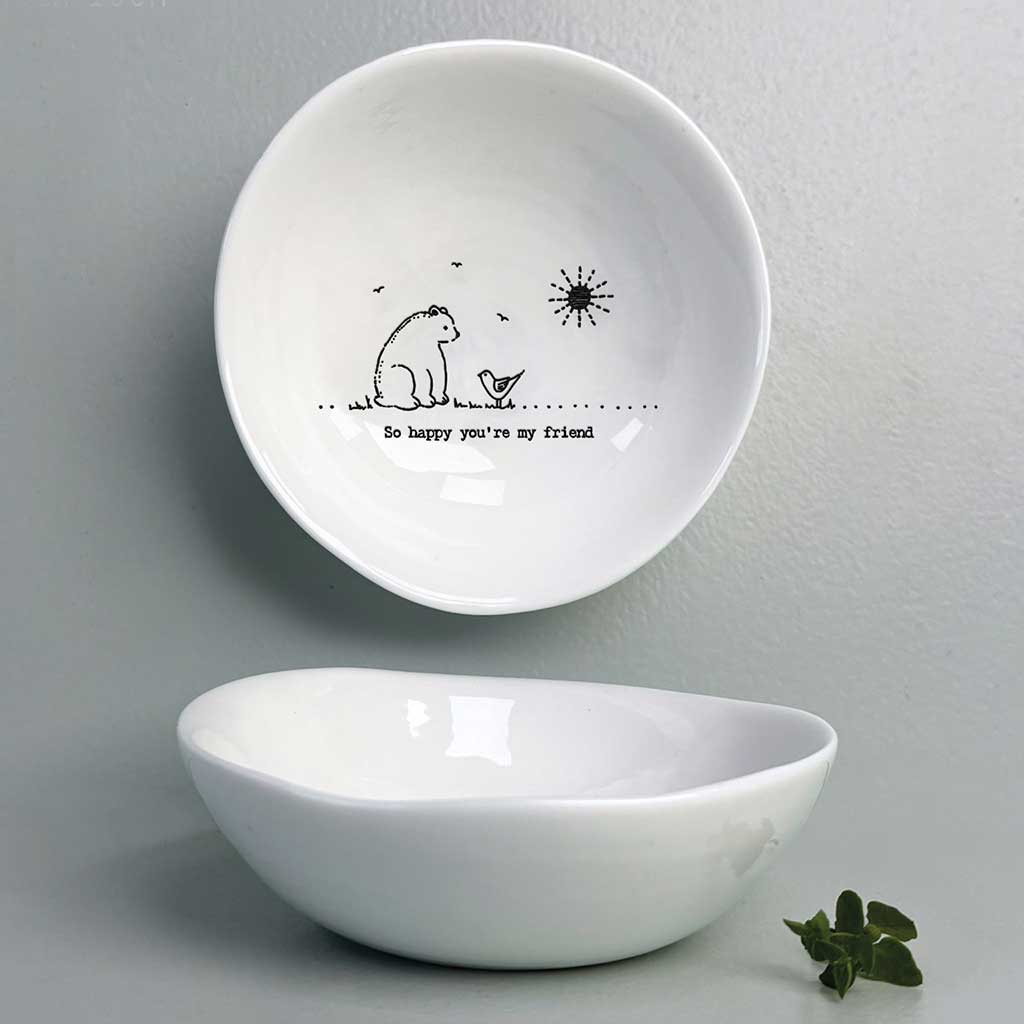 So Happy You're My Friend Medium Wobbly Bowl