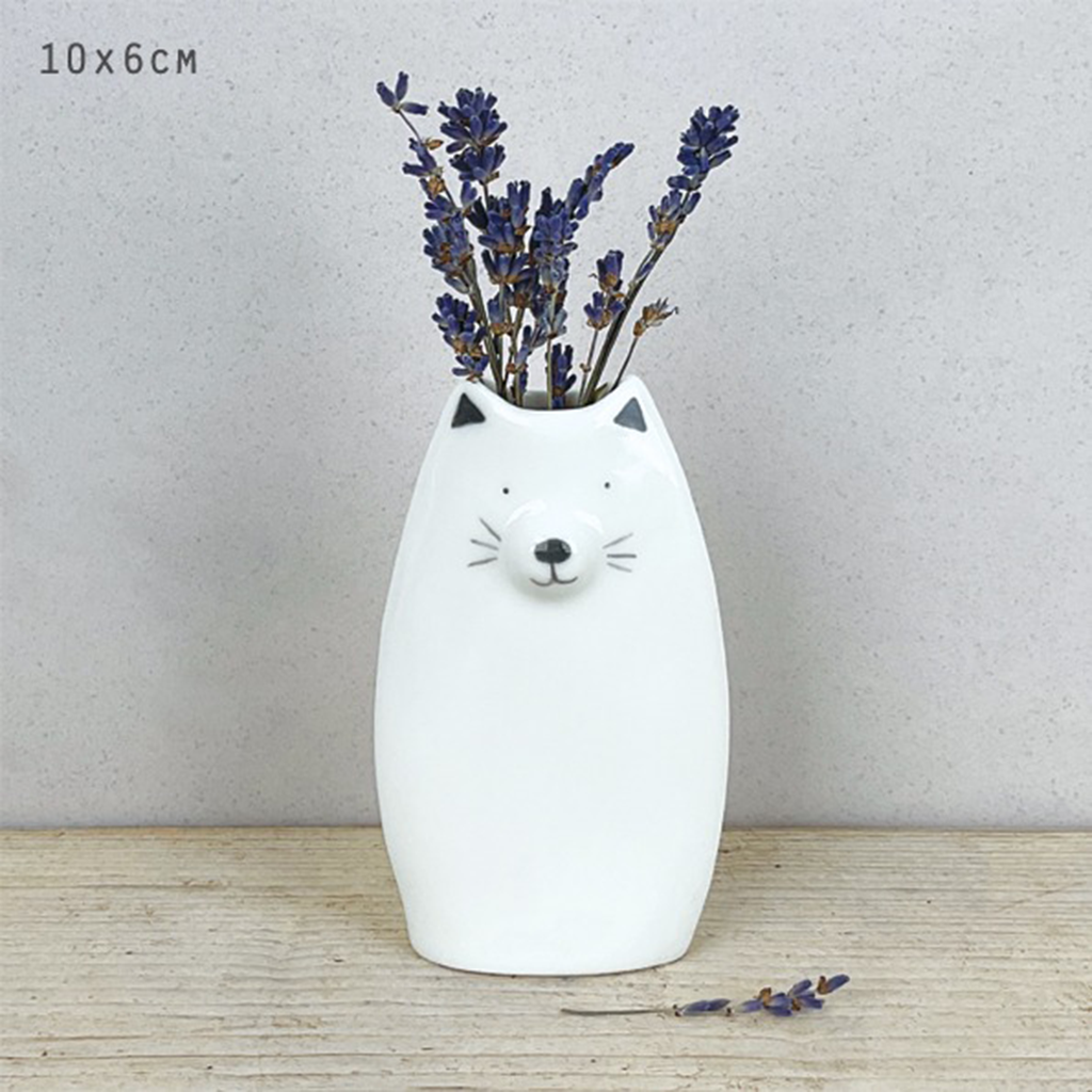 Large Animal Vase Cat