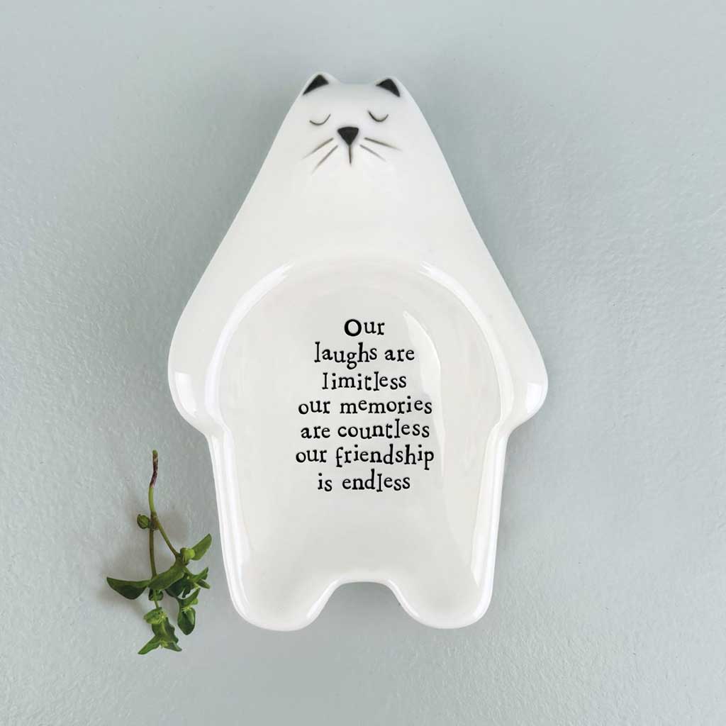 Flat Dish Cat Our Laughs Are Limitless