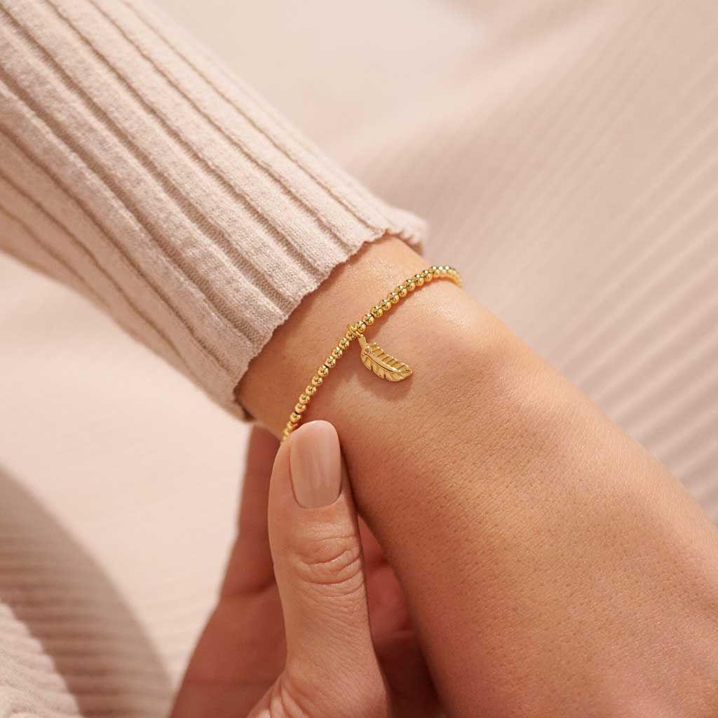 A Little 'Feathers Appear When Loved Ones Are Near' Bracelet