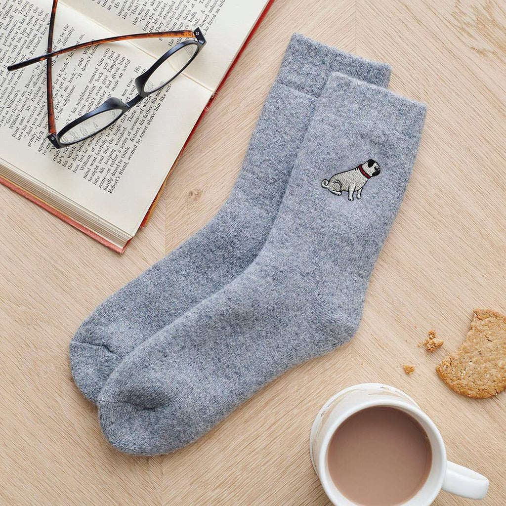 Dog Walking Socks - Pug