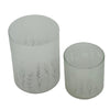 Wildflower Etched Tealight Holder