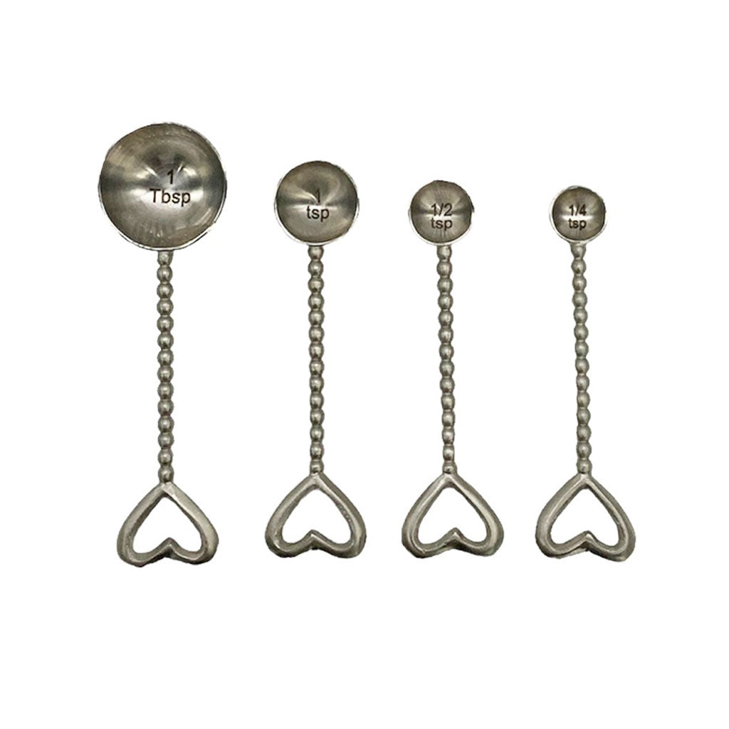 Heart Measuring Spoons Set Of 4