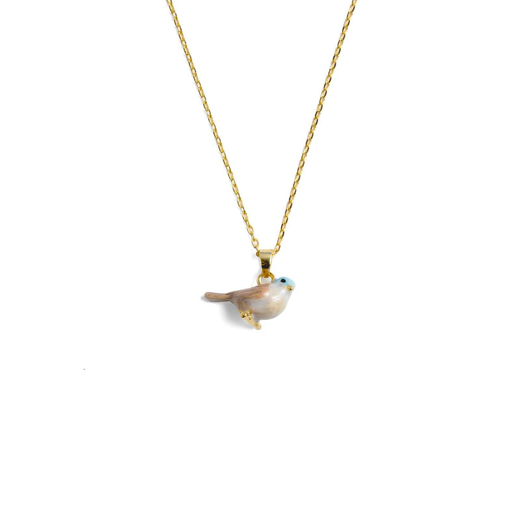 English Bird Pendant - Cole Tit