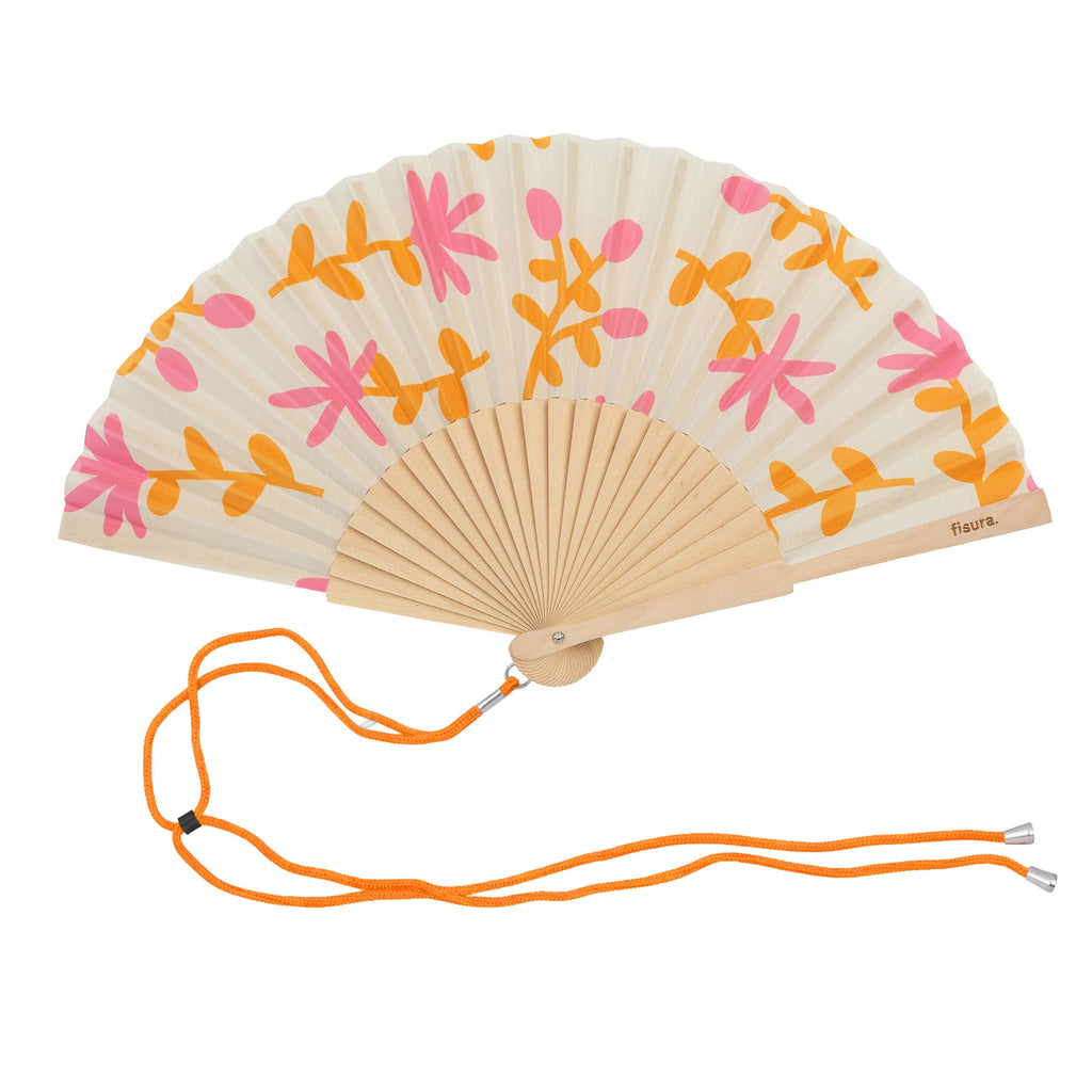Fan Branches Pink and Orange
