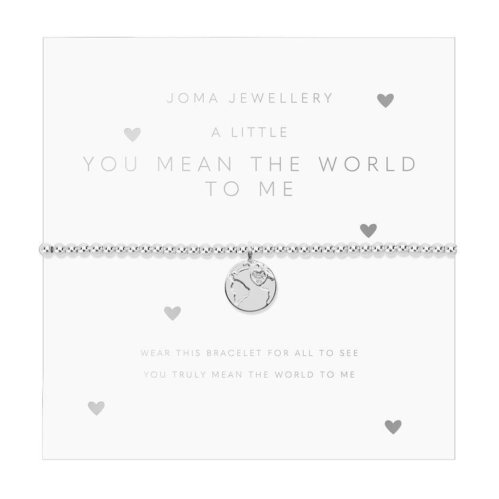 A Little 'You Mean The World To Me' Bracelet