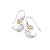 Moon Face Sterling Silver Earrings