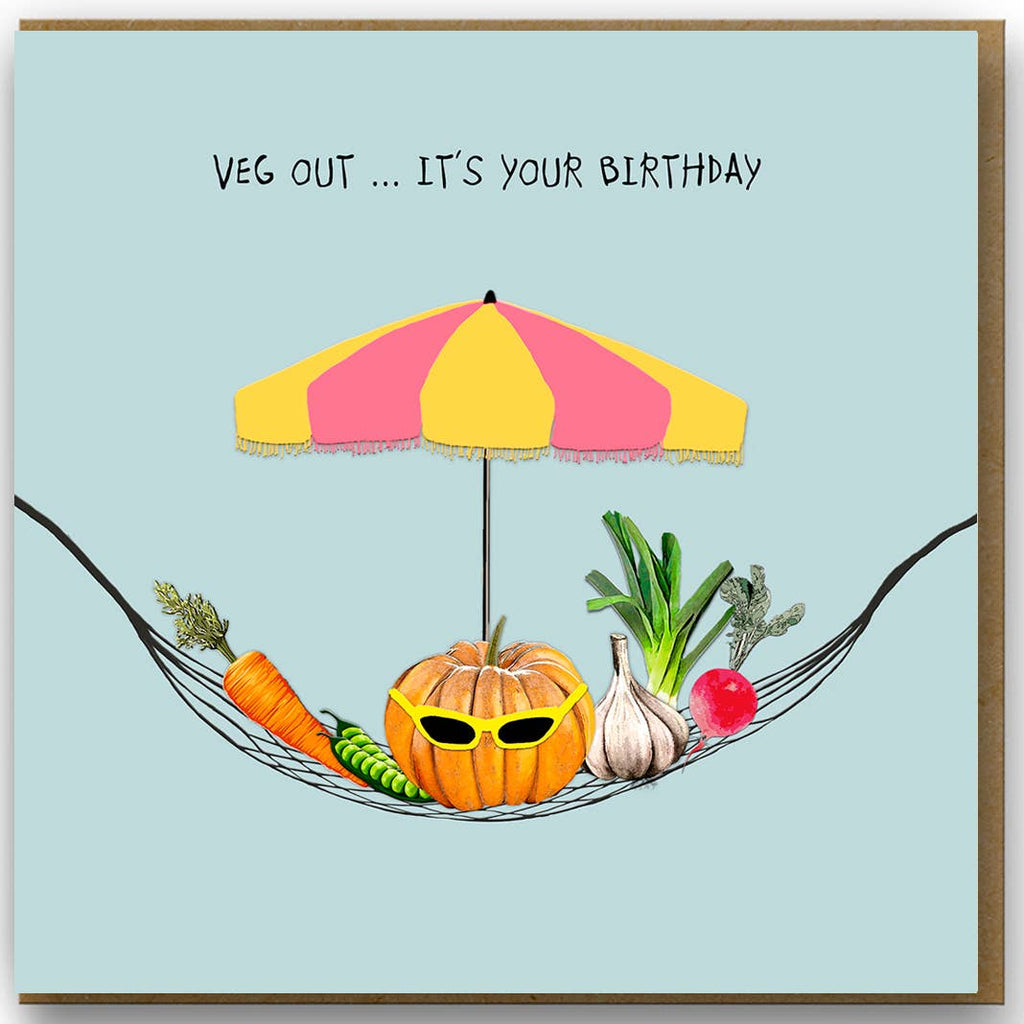 FOR012 ...  Funny Card for a Vegetarian, Vegan, Gardener