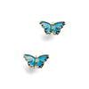 Blue Butterfly Studs