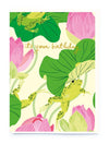 Frogs birthday card