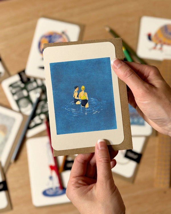 Swatch Wild Swimmers Greetings Card