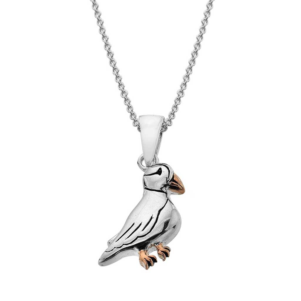 Puffin Sterling Silver Necklace