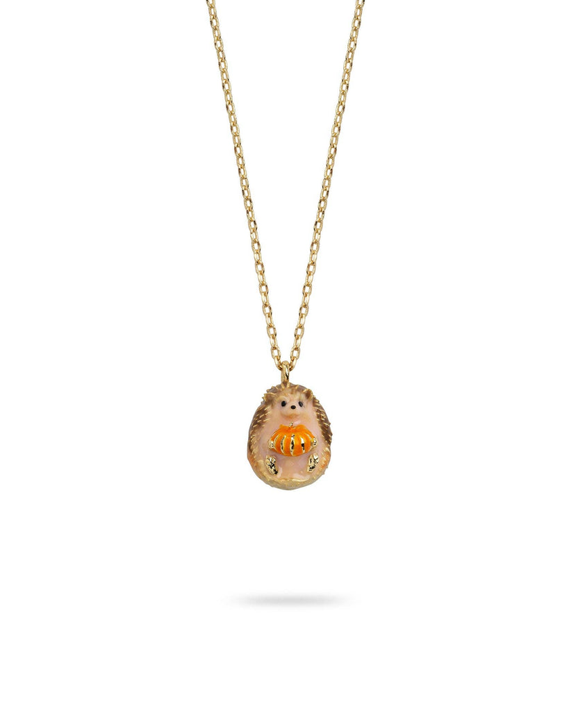 Pumpkin Hedgehog Pendant
